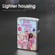 thumbnail image 4 of Barbie-theme Copper Metal Lighter Shell, Premium Replacement Refillable Lighter Case with Durable Metal Construction, Compatible with Zippo and Most Standard Lighter Models, 4 of 6
