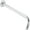 Chrome, variant on Aqua Elegante Shower Arm And Flange for Rain Shower Hardware - 12 inch - Chrome