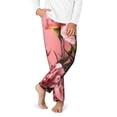 thumbnail image 2 of Hirioo Delicate Pink Carnations A for Teenagers' Pajama Pants Womens Lounge Pants with Pockets Pj Bottoms Pants for Men-Small, 2 of 6