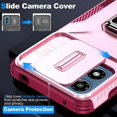 thumbnail image 3 of Funda para GANGXUN Motorola Moto G Play 2024 - Soporte metálico, Función magnética, Rosa, 3 of 5