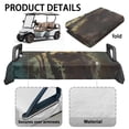 thumbnail image 6 of Aplkyhs Universal Golf Cart Seat Covers Lightweight Golf Blanket Fits for EZGO Club Car and More 2 Person Seats Golf Carts Stretchable Forest Savage, 6 of 7