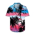 thumbnail image 4 of Qiopertar Liquidation à Moins de 5$ Chemise à Manches Courtes Imprimée pour Hommes Col Rabattu en Liquidation Offres d'Accès Anticipé, 4 of 5
