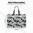 thumbnail image 3 of Pofeuu Floral Flowers Blue Print Laptop Bag Carrying - Computer Bag Laptop Case Shoulder Slim Work Travel, 3 of 8