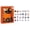 A, variant on 24Pcs Halloween Advent Calendar Mystery Box for Holiday Party Gifts 3D Airplane Decorative Box with Random Toy Figures and Art Accessories