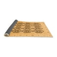 thumbnail image 2 of Ahgly Company Indoor Round Oriental Orange Traditional Area Rugs, 5' Round, 2 of 4