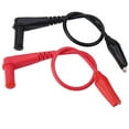 thumbnail image 4 of 18cm Crocodle Clip Testing Cable, Clips Wire, Multimètre Numérique Testing Cable Appareils Électriques LVC6243 Condensateur Inductance Meter, 4 of 8
