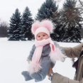 thumbnail image 3 of Lovely Baby Hat Niñas Doble Pom Diseño Lindo Moda Hermosa Artesanía perfke El sombrero del invierno recién nacido, 3 of 9