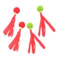 thumbnail image 4 of PENIKOKO Shuttlecocks for Badminton 4pcs NBR Red Exercise for Park Fun, 4 of 6