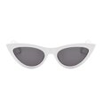 thumbnail image 2 of de sol de estrechas para las mujeres blanco Hugo gafas de sol cat eye, 2 of 9