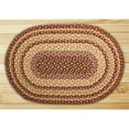 thumbnail image 1 of Tapis Ovale Bourgogne-Gris-Crème, 1 of 1