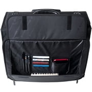 Alpine Swiss Rolling Briefcase Laptop Bag For Men Women Hard Side Catalog Case Wheels Legal Dividers Lawyer Attache Case Carry-On Business Travel Bag