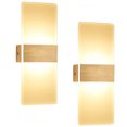 thumbnail image 1 of Aplique de Pared LED NQ 12W Iluminación Interior Acrílico Blanco Cálido, 1 of 4