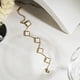 thumbnail image 4 of JeenMata Pulsera de Eslabones con Flores Blancas Bañada en Oro Amarillo, 4 of 8