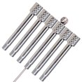 thumbnail image 4 of xinxixnxx 6pcs Brass Electric Guitar Tremolo Bridge Saddle Screws Clamp String Silver 1Set, 4 of 6