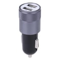 thumbnail image 1 of Adaptador de encendedor de coche, adaptador de encendedor de cigarrillos de Metal portátil, USB Dual, aleación de aluminio 2.1A, enchufes de Cable para coche, accesorios para teléfono móvil, 1 of 6