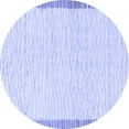 thumbnail image 1 of Ahgly Company Indoor Round Solid Blue Modern Area Rugs, 7' Round, 1 of 4