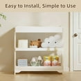 thumbnail image 6 of KORIMEFA Baby Changing Table with Pad, White, 6 of 11