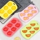 thumbnail image 2 of Molde para cubitos de hielo, bandeja flexible de silicona de grado alimenticio con tapa, apto para microondas, lavavajillas, reutilizable, sin BPA, para helado, pudín y gelatina., 2 of 7