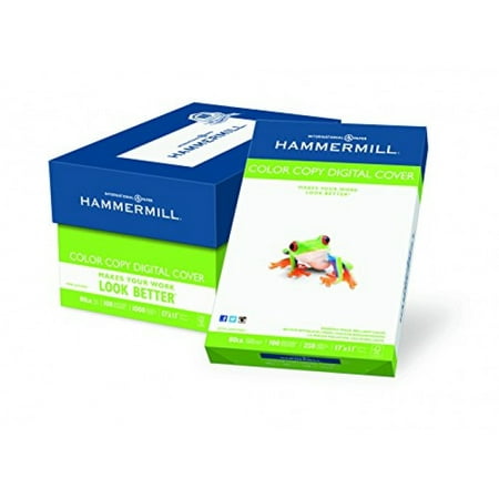 Hammermill Paper Color Copy Digital Cover 80lb 17 x 11 100 Bright 1000 Sheets 120037C) Made In The USA