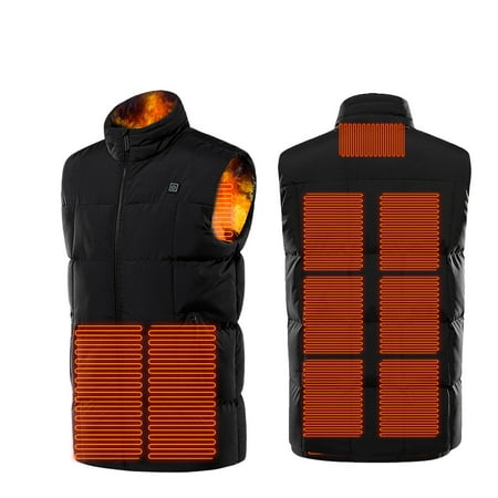 

FREE SHIPPING-camisole Area 9 Heated Outdoor Clothing For Riding Skiing Fishing Via Heated Coat nightgowns for women lingerie valentines day birthday gifts Black