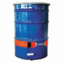 Drum/Pail Heater, Silicone Rubber, 120VAC, 55 Gallon, 1200W, 70"Lx4"W