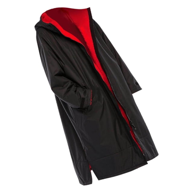 Waterproof Surf Changing Robe Outdoor Coat Lamb Robe Jacket Beach Surfing Wool Jacket Hooded Cloak