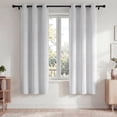 thumbnail image 1 of Blackout Blackout Cortinas, Juego de Cortinas de 2 Piezas para Recámara y Sala de Estar 42x72 Pulgadas, Cortinas Térmicas Aislantes Que Oscurecen la Habitación con Ojales, Reducción de Ruido y Bloque, 1 of 7