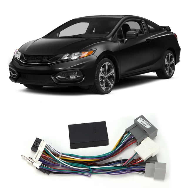 Arnés De Alambre De Audio, Adaptador De Arnés De Audio De Alambre Codificado Por Color Con Caja Canbus Para El Reemplazo De Automóviles Para CRV/ 2012-2015