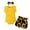 Yellow, variant on Dooleck Baby Girl Clothes Infant Ribbed Ruffle Bodysuit Sunflower Shorts Outfit Set
