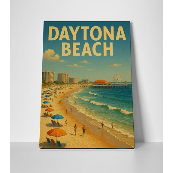 Daytona Beach Poster or Canvas Wall Art