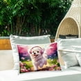 thumbnail image 2 of Stupell Industries Happy Puppy On A Walk Outdoor Printed Pillow design by Image World, 14 x 7 x 20, 2 of 6