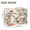 thumbnail image 5 of Yayeee Collapsible Cube Storage Bin with Lid Fabric Closet Decorative Basket with Handles, Mountain Pattern, 5 of 7