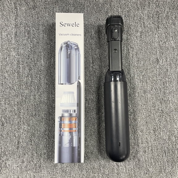 Sewele Mini Vacuum, Powerful Cordless Rechargeable Hand Held Vacuum for Dust, Sand, Crumbs - Ultra-Light Portable for Home, Car - Black