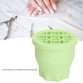 thumbnail image 4 of Makeup Brush Cleaner Mat, 2 In 1 Makeup Brush Cleaning Mat Silicone Makeup Brush Cleaning Pad Bowl Scrubber With Brush Drying Rack Folding Space Saving Cosmetic Brush Cleaner Bowl, 4 of 8