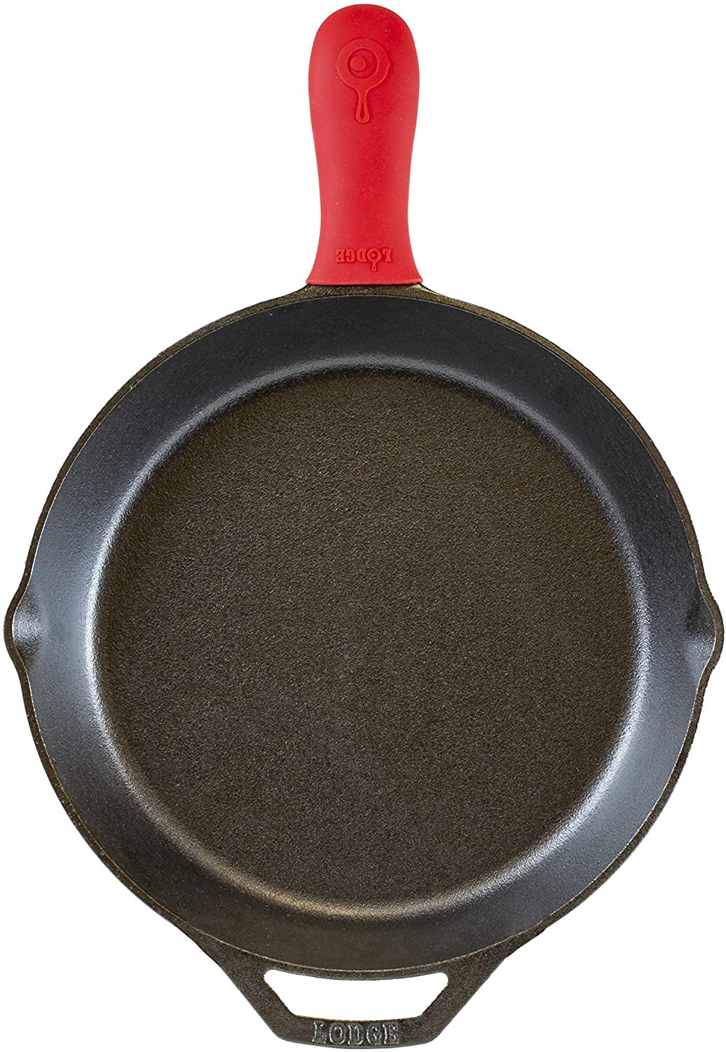 Stove & Dove Cast Iron Skillet with Silicone Handle 12.5 Inch
