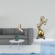 thumbnail image 2 of Organizador De Pared Plegable Con Ganchos Para Baño O Armario Con Estatua De Caballo, Adorno Artístico De Resina, Figura Decorativa Moderna., 2 of 8