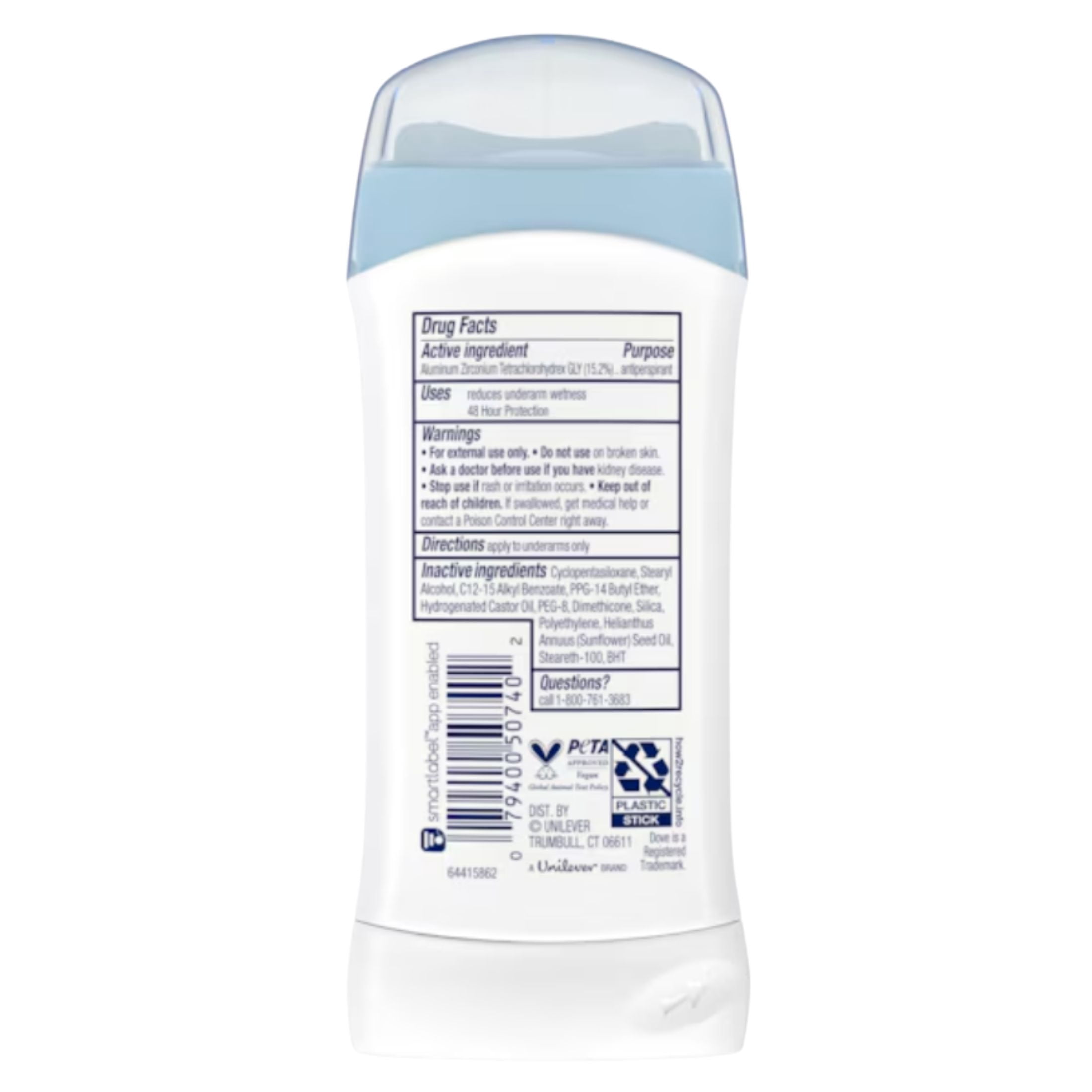 Dove Anti-Perspirant Deodorant, Sensitive Skin 2.60 Oz (Pack Of 12)