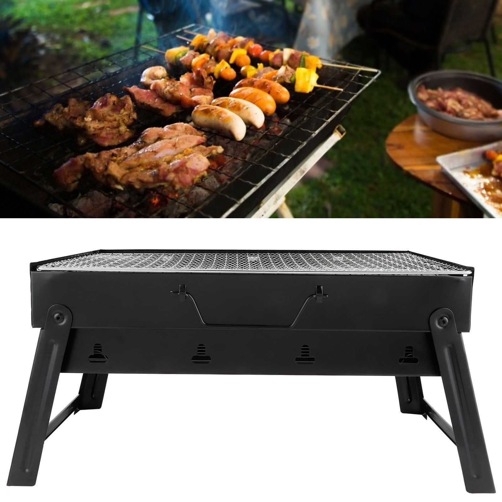 Barbecue Oven Barbecue Grill Stainless Steel Thicken Cooking BBQ Stove For Outdoor Hiking Camping