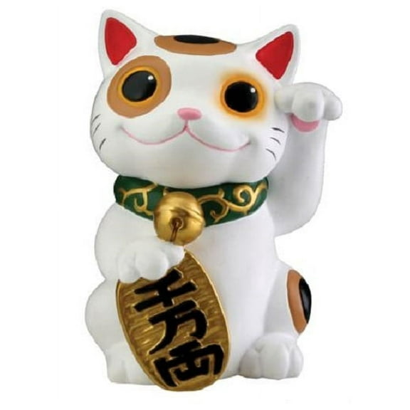 Maneki Neko Beckoning Cat Lucky Money Japanese Figurine