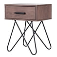 thumbnail image 2 of Gymax 2PC Nightstand Side End Coffee Table Storage Display Steel Hairpin Legs With Drawer, 2 of 10