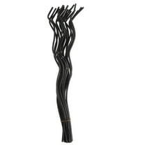 Soimiss 20Pcs Replacement Rattan Diffuser Reeds for Home Fragrance Essential Oil Black Sticks