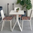 thumbnail image 6 of Kdxio Chair Seat Covers Leopard Print Chair Covers for Dining Room Square Washable Chair Protector Seat(Six Piece), 6 of 8