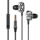 thumbnail image 1 of Tholdsy Auriculares con cable Interfaz de 3,5 mm Reducción de ruido Auriculares ergonómicos para escuchar música Subwoofer deportivo con Type9 NO9, 1 of 6