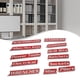 thumbnail image 5 of 12 etiquetas magnéticas para cajas de herramientas, etiquetas metálicas para cajones, uso versátil para carros de herramientas Rojo, 5 of 9