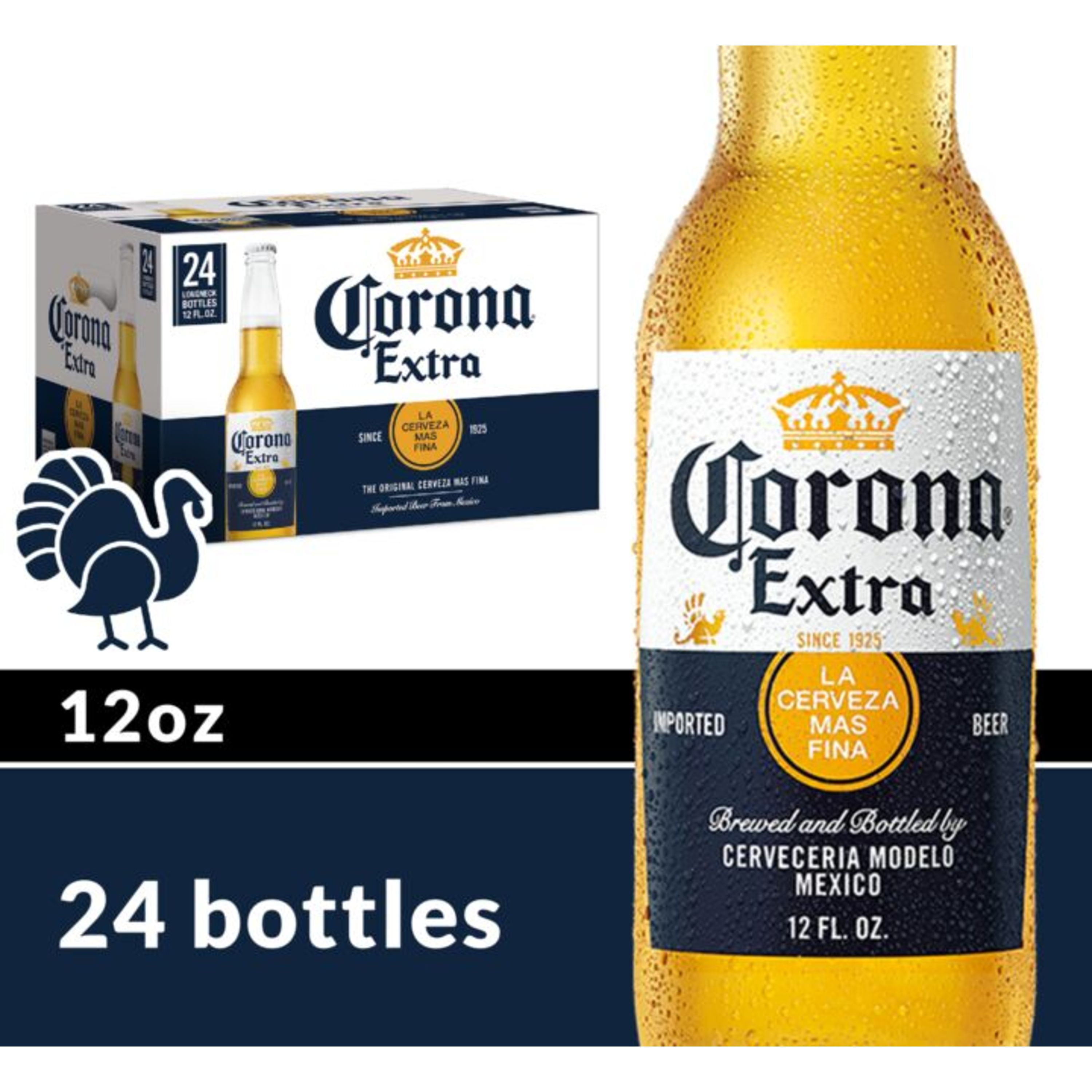 Corona Extra Mexican Lager Beer 6 Pack 12 Fl Oz Bottles Walmart Com
