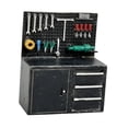 thumbnail image 3 of Milaget 1/64 Garage Tool Rack Diorama Decoration Authentic Display Ornament Novelty Tool black old, 3 of 9