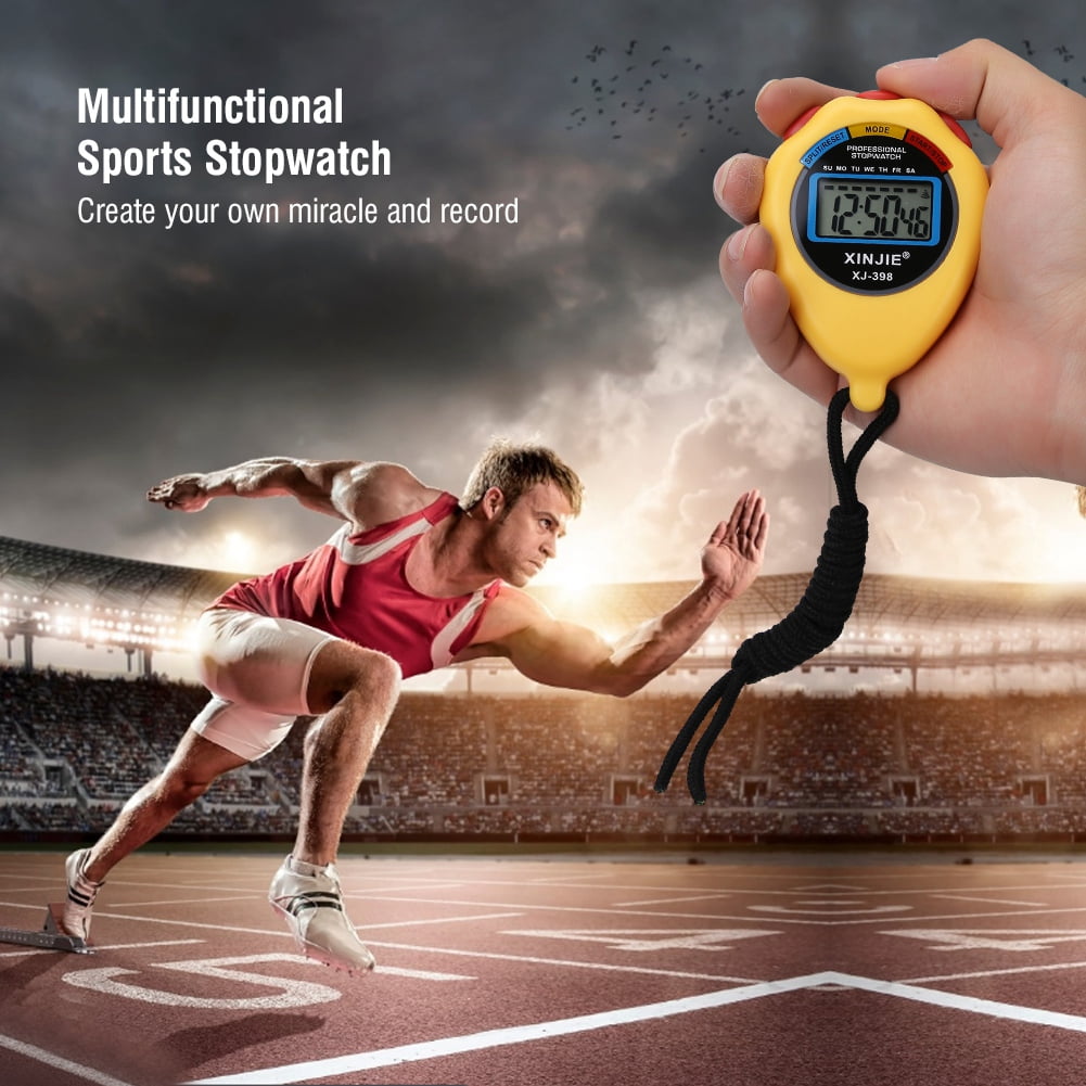 XHXseller Chronomètre de sport numérique professionnel pour homme avec
