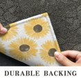 thumbnail image 6 of White Yellow Sunflower Pattern Door Rugs,Washable Non Slip Door Mats Indoor,Decorative Door Mats,Entry Mat Indoor for Entrance,Bedroom,Kitchen,Bathroom,16"x24", 6 of 6