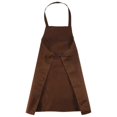 thumbnail image 5 of Plain Apron Front Pocket for Butchers Kitchen Cooking Craft Baking Waiter - Brown, 5 of 5