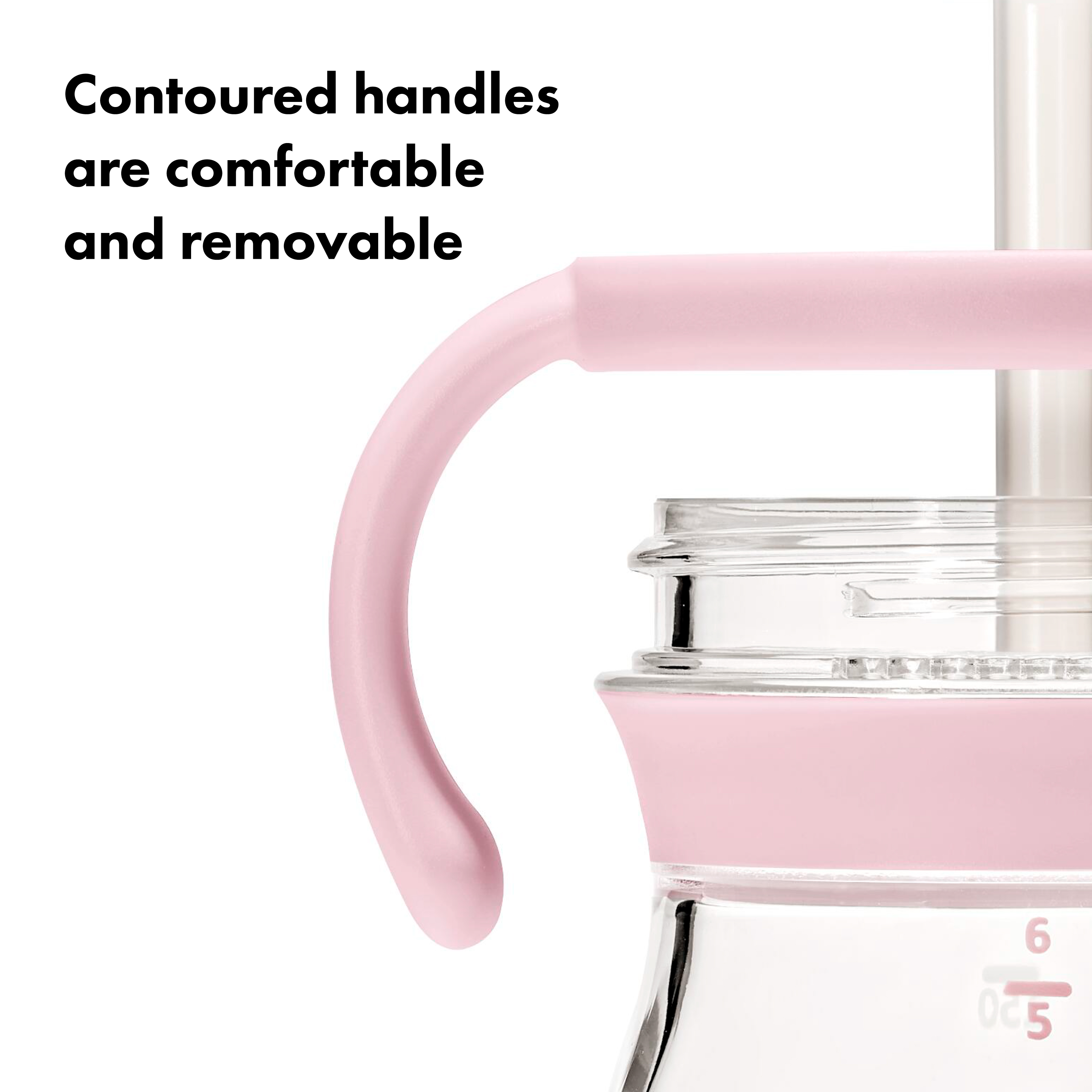 OXO Tot Transitions 6 oz Straw Cup, Blossom photo 3